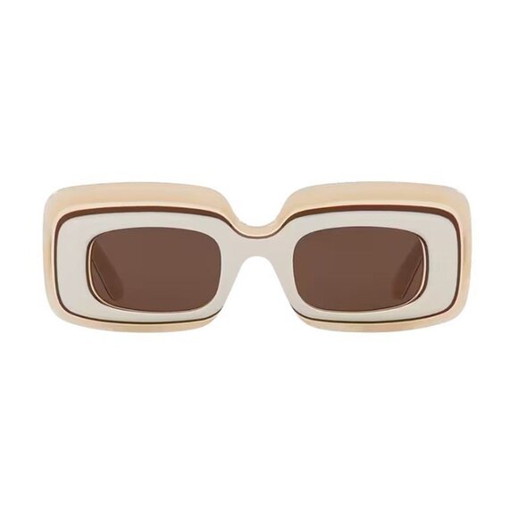 NWT LOEWE WOMEN SUNGLASSES IVORY LOEWE EYEWEAR - Picture 2 of 3